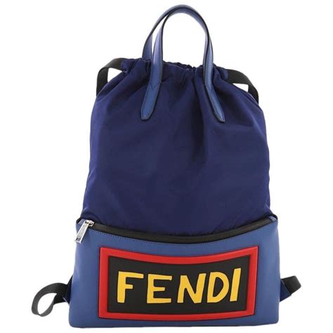 fendi top handle bags|fendi drawstring bag.